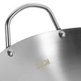 thumbnail image 4 of Stainless Steel Wok Pan Flat Bottom Hot Pot Non-stick Frying Pan 32CM, 4 of 5