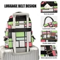 thumbnail image 3 of FORMRS Mini Backpack Purse for Women Travel Daypack Casual Shoulder Bag, Green Abstract Geometric, 3 of 7