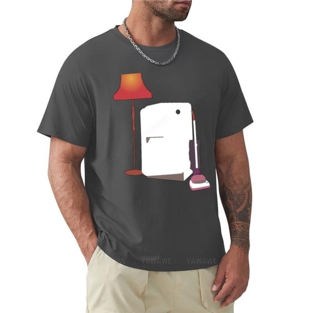 Camiseta de algodón con cuello redondo para hombre ropa kawaii ropa de verano