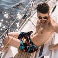 thumbnail image 2 of luoweisi Men's Beach Shorts Quick Dry Swim Trunks with Mesh Lining Monkey M, 2 of 5