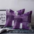 thumbnail image 2 of 18x18 Pillow Covers Set of 2, Purple Abstract Throw Pillow Covers Decorative Couch Cushion Case, Modern Mottled Art Oil Painting Microfiber Square Pillowcases for Bedroom Car Living Room, 2 of 7