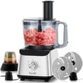 thumbnail image 1 of Facelle Electric Food Processor 10 Cup Large Bowl with 6.8oz Grinder, 600W Vegetable Chopper for Mincing, Dicing, Shredding, Puree & Kneading Dough,, 1 of 9