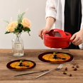 thumbnail image 7 of SKYSONIC Halloween Pumpkin Witch Cute Pot Holders Trivets, 2 Pcs Heat Resistant Trivets, Cotton Thread Weave Mats for Hot Pads Pans Pot Bowl Teapot for Kitchen Decor, 7 of 7