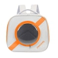 thumbnail image 2 of Bolsa para gatos Yuyangstore mochila transportadora Naranja con correa de hombro ajustable, 2 of 8