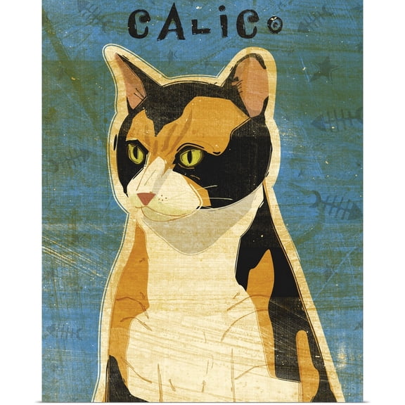 Great BIG Canvas | Rolled John W. Golden Poster Print entitled Calico