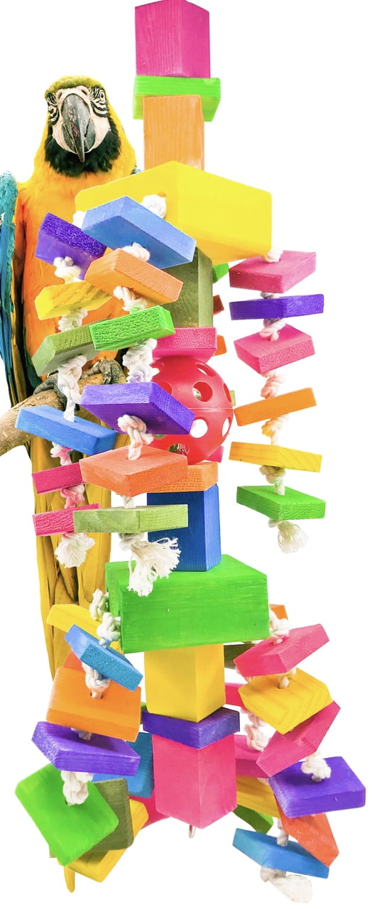 Bonka Bird Toys Duo Futter-Herz – Spielzeug Für Papageien, Nymphensittiche & Graupapageien