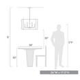 thumbnail image 2 of Tribeca 9-Light Chandelier in Black with Black Accents, 2 of 2