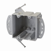 Weatherproof Electrical Box, 35.3 cu in, FSCC Box Type, 2 Gangs, PVC ...