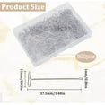 thumbnail image 2 of 1 Box 300Pcs T Shape Push Pins Metal Wig Pins Stainless Steel 38mm/1.5 Inch T Head Long Silver Sewing Modelling Position Needle for DIY Blocking Knitting Crocheting Fabric Foam Office Wall Crafts, 2 of 6