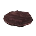 thumbnail image 2 of Bonnet de Bain Extra Large en Soie Imitation Cheveux Ronds Élastiques Bonnet de Bain Café, 2 of 8