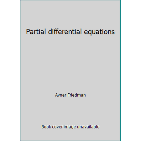 Partial differential equations [Hardcover - Used]