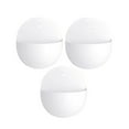 thumbnail image 5 of Raindrops 3 Pcs Pots for Plants Wall Hanging Flower Pot Hanging Planters 13.5x12cm White, 5 of 8