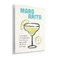 thumbnail image 4 of Stupell Industries Margarita Drink Recipe Food & Beverage Painting Unframed Art Print Wall Art, 11 x 14, 4 of 8
