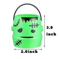 thumbnail image 3 of CRAZY NIGHT  12PCS Mini Halloween Pumpkin Candy Bucket, Plastic Trick or Treat Basket for Kids, Portable Halloween Candy Pumpkin Pails for Halloween Party Decor Favors, 3 of 6
