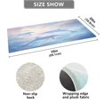 thumbnail image 3 of Haosy Dolphin in Glowy Sea Bathroom Rugs Non Slip Absorbent Soft Plush Quick Dry Bath Mat, 39"x20", 3 of 8