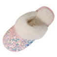 thumbnail image 1 of Dsscvnef Women's Winter Solid Color Flash Suede Cotton Slippers Home Comfort Warm Slippers, 1 of 9