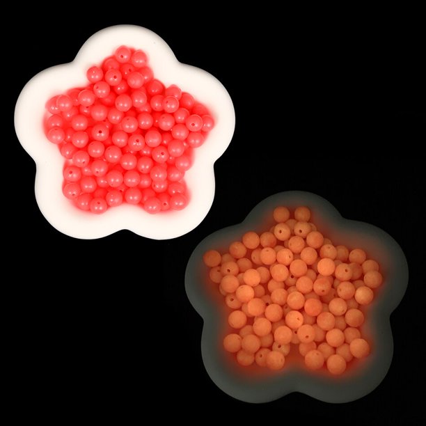 100 unids/lote cuentas luminosas 3mm-12mm frijoles espaciales de pesca bolas flotantes redondas luz brillante para juego de accesorios de pesca al aire libre Tan Jianjun unisex