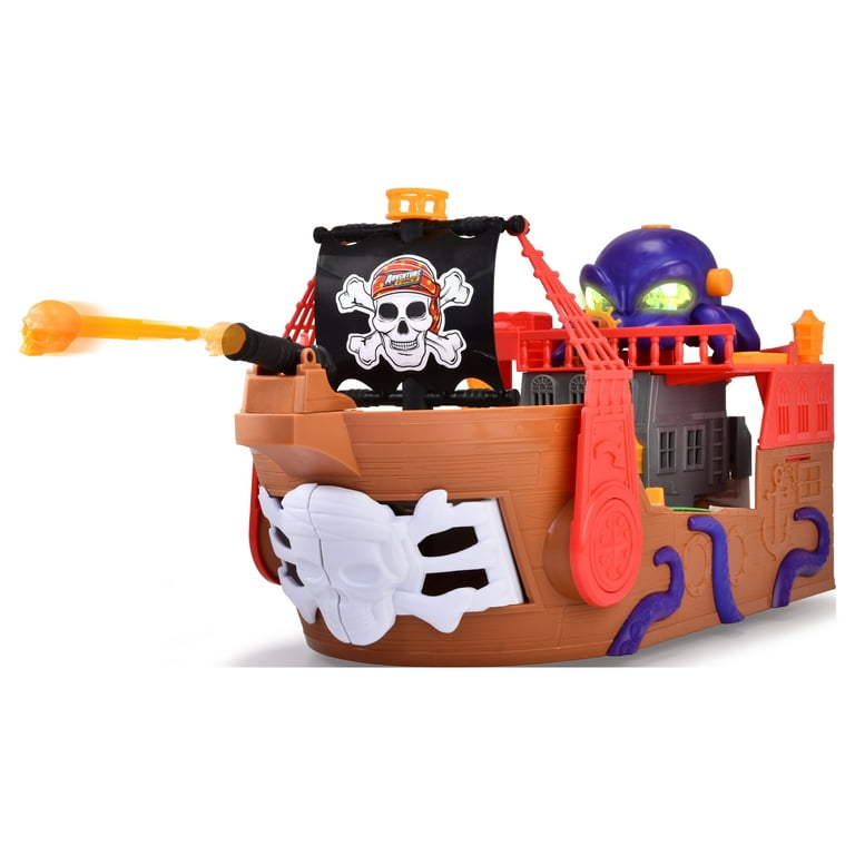 Adventure Force Pirate Ship Die Cast Vehicle Playset Multi Color Color Change Toy Boat Ages 3 Walmart