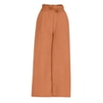 thumbnail image 7 of XPMWRP Women's 2026 Summer Wide Leg Palazzo Pants High Waisted Flowy Pockets Spring Casual Lounge Boho Beach Trousers Khaki L, 7 of 7