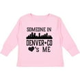 thumbnail image 3 of Inktastic Denver Colorado Someone Loves Me Skyline Boys or Girls Long Sleeve Toddler T-Shirt, 3 of 5
