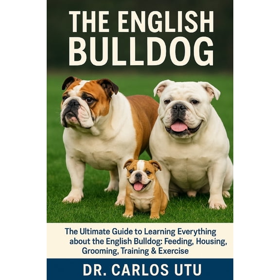 The English Bulldog: The Ultimate Guide to Learning Everything about the English Bulldog: Feeding, Housing, Grooming, Tr, (Paperback)