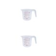 thumbnail image 4 of Toystoory Measuring Jug Convenient V-shaped Glass Baking Anti-skidding Graduated Handle Tools Nozzle Kitchen 500ml 2piezas, 4 of 6