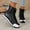Black, variant on Bnwani Women Boots Ankle Fashion Toe Zipper Flat Casual Solid Boot Black Size 5.5
