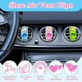 thumbnail image 2 of 1 Pair Shoe Air Vent Clips, Car Air Fresheners, Car Decorations, Car Vent Air Freshener, Funny Car Accessories, 2 of 5