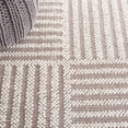 thumbnail image 6 of SAFAVIEH Natura Wayra Striped Area Rug, Ivory/Taupe, 6' x 6' Square, 6 of 8