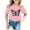 Pink, variant on Tiijoy Toddler Girls Butterfly Print Graphic Tee Short Sleeve Casual Active T-Shirt, Sizes 3-4