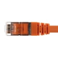 thumbnail image 3 of NavePoint Ethernet Patch Cable CAT6, F/UTP, 26AWG, 7 Ft,  5 pack, Orange, 3 of 4