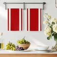 thumbnail image 3 of Red Vintage Kitchen Towels Set of 4, Geometric Stripes Simple Lines Absorbent Dish Towels for Kitchen, Microfiber Hand Towel, Quick Drying Tea Towel for Cleaning Decorative Dishcloths, 3 of 7