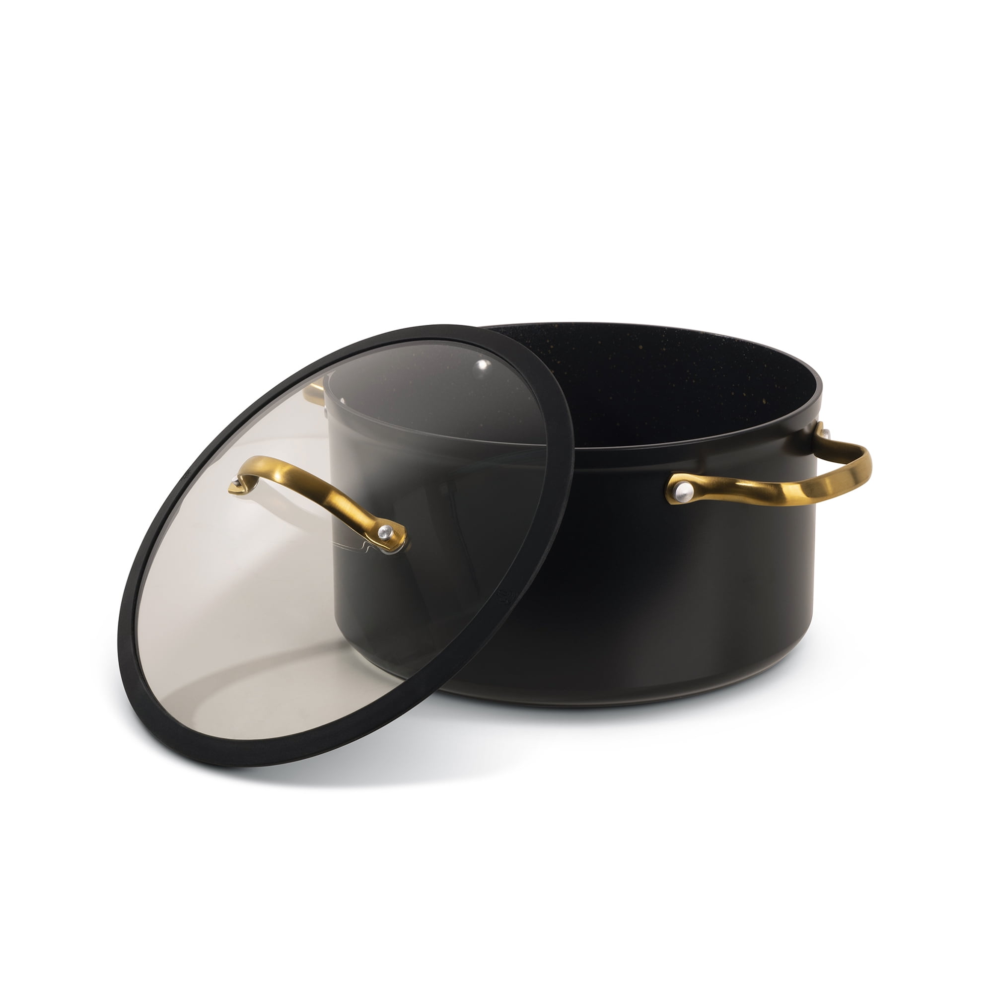 Thyme & Table 32-Piece Aluminum Cookware Set - Black