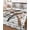 White, variant on Country Birds Twin Size Down Alternative Comforter, Lightweight Comforter Quilt Bedding Set with Pillow Shams Envelope Postmark Farmhouse Botancial All Seasons Bed Comforter Duvet Insert 68"x86"