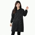 thumbnail image 7 of Towmus Womens Rain Jacket Plus Size Raincoat Zip up Windbreaker Lightweight Trench Coat Long with Hood WindproofOutdoor Clothes, 7 of 7
