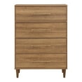 thumbnail image 2 of Furniture of America Odessa 4-Drawer Wood Light Oak Chest, 2 of 8