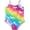 A, variant on Girls' Sparkle One-Piece Swimsuit Adjustable Crossback Straps Shimmer Bathing Suit For Beach Pool Unicorn Rainbow Shell Galaxy 3-8Y