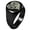Black, variant on Sterling Silver Love Heart Floral Rose Engraved Round Flat Top Polished Ring