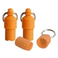thumbnail image 4 of 3x tubo de identificación de perro mascota portátil, etiqueta de número de teléfono para gato, colgante de regalo para mascotas, previene Naranja Gloria Tubo de etiqueta de identificación de gato, 4 of 9