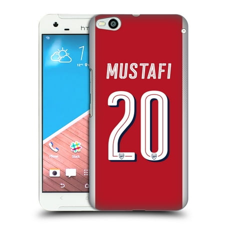 OFFICIAL ARSENAL FC 2017/18 PLAYERS HOME KIT 1 HARD BACK CASE FOR HTC PHONES (Best Arsenal Players 2019)