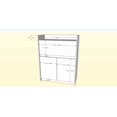 thumbnail image 4 of Nexera Chrono Secretary Desk, 4 of 4