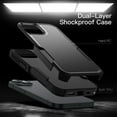 thumbnail image 3 of JETech Case for iPhone 15 6.1-Inch, Heavy Duty Dual-Layer Rugged Protection, Shockproof Protective Tough Phone Cover with Matte Back (Black), 3 of 6