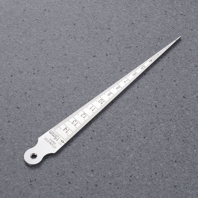 AURARMLET 2Ud Calibrador De Espesores Y De Acero Resistente Para Medición En Carpintería