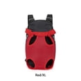 thumbnail image 4 of Youkk Sac de Transport pour Animaux Respirant Couleur Unie de Rechange Extérieur Voyage Randonnée Sac à Dos de Transport pour Animaux Accessoires Rouge TG, 4 of 6