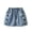 #09-Blue, variant on Jinhomg Little Girls Denim Shorts Cute Ruffle Hem Jean Shorts Toddler Kids Casual Comfy Elastic Waist Summer Short Pants White 2 Years
