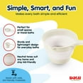 thumbnail image 5 of DOLU Foldable Bath Ladle for Compact Toddler Wash Tub, Ages 6+ Months, Relax Beige, 5 of 5