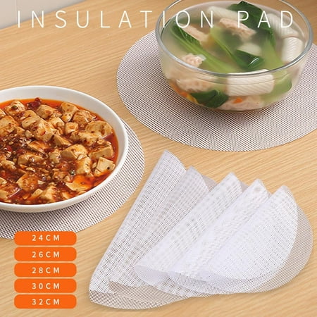 

amousa 24cm / 26cm / 28cm / 30cm / 32cm silicone steamer cloth non-stick pan Table mat