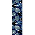 thumbnail image 3 of Planet Rugs Premium 3D Thick Abstract Indoor Area Rug 1062 Navy Blue 6'6''x6'6'' Round, 3 of 3