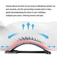 thumbnail image 3 of HONGJING Spine Deck Back Stretcher, 3 Level Adjustable Cracking Board for LumbarPain Relief and Muscle Relaxation, 3 of 7