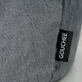 thumbnail image 3 of Gouchee Home Agora Charcoal Bean Bag Chair – Soft Faux Rabbit Fur Polyester with Polystyrene Bead Filling, Suitable for Adults and Teens, Lightweight & Portable Seating for Dorm, Living Room or Lounge, 3 of 7